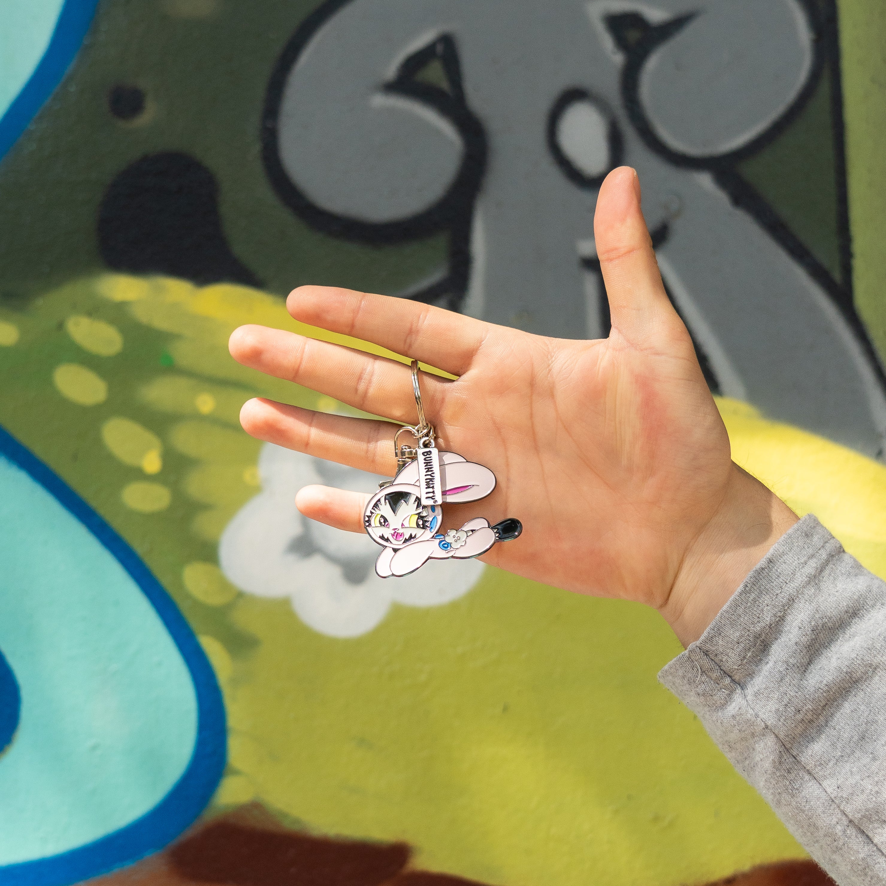 BunnyKitty Keychain Secondary image