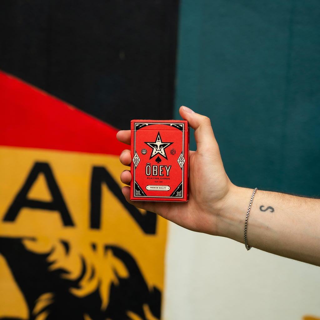 Obey Red Edition Playing Cards
