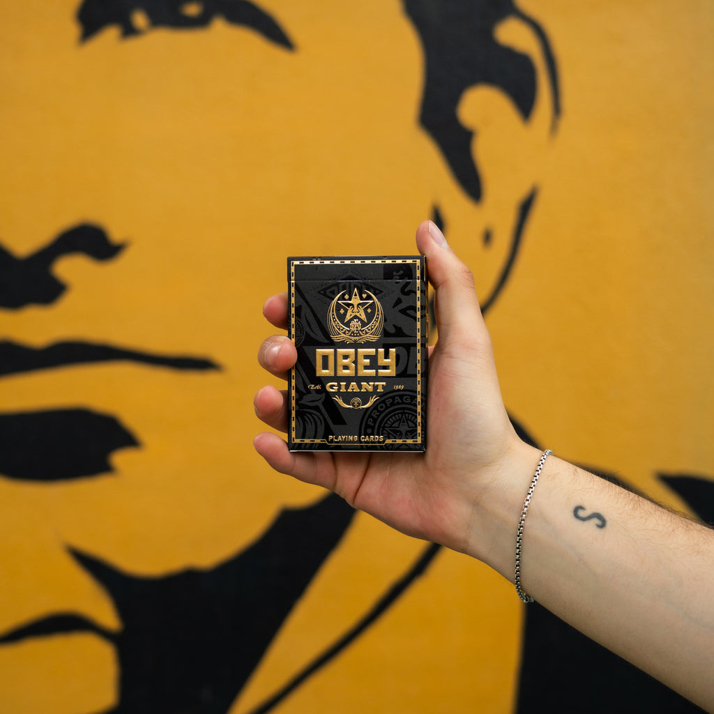 Obey Gold Edition Playing Cards