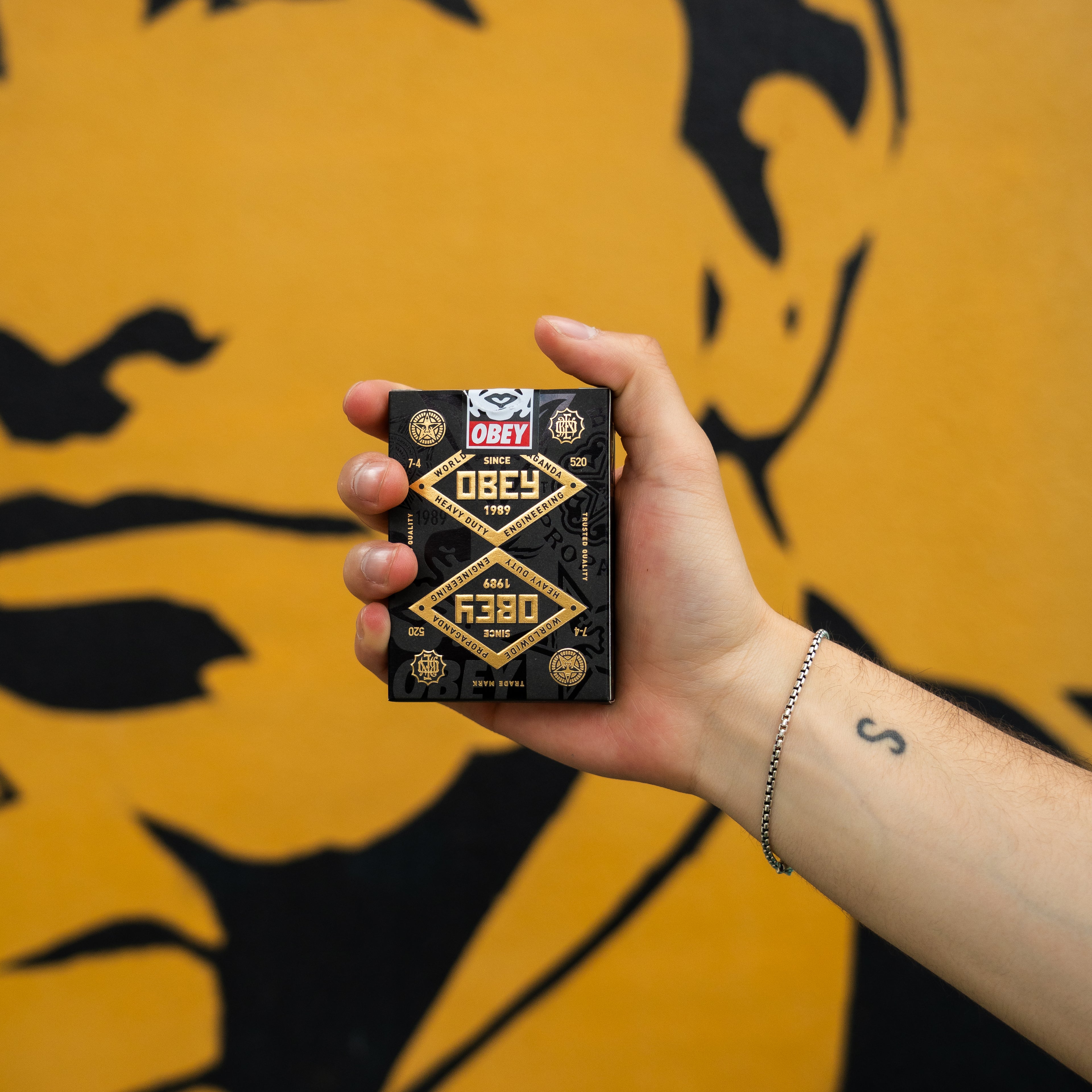 Obey Gold Edition Playing Cards