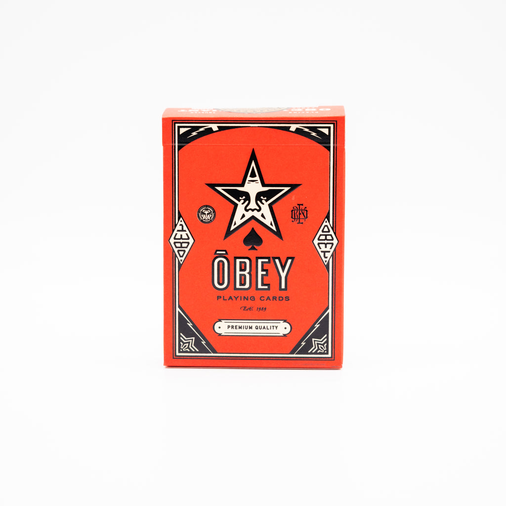 Obey Red Edition Playing Cards
