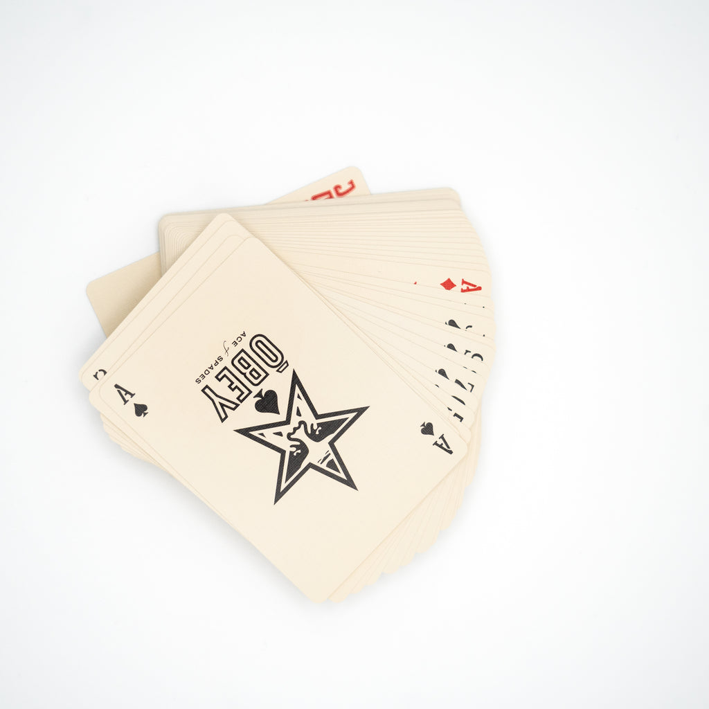Obey Gold Edition Playing Cards