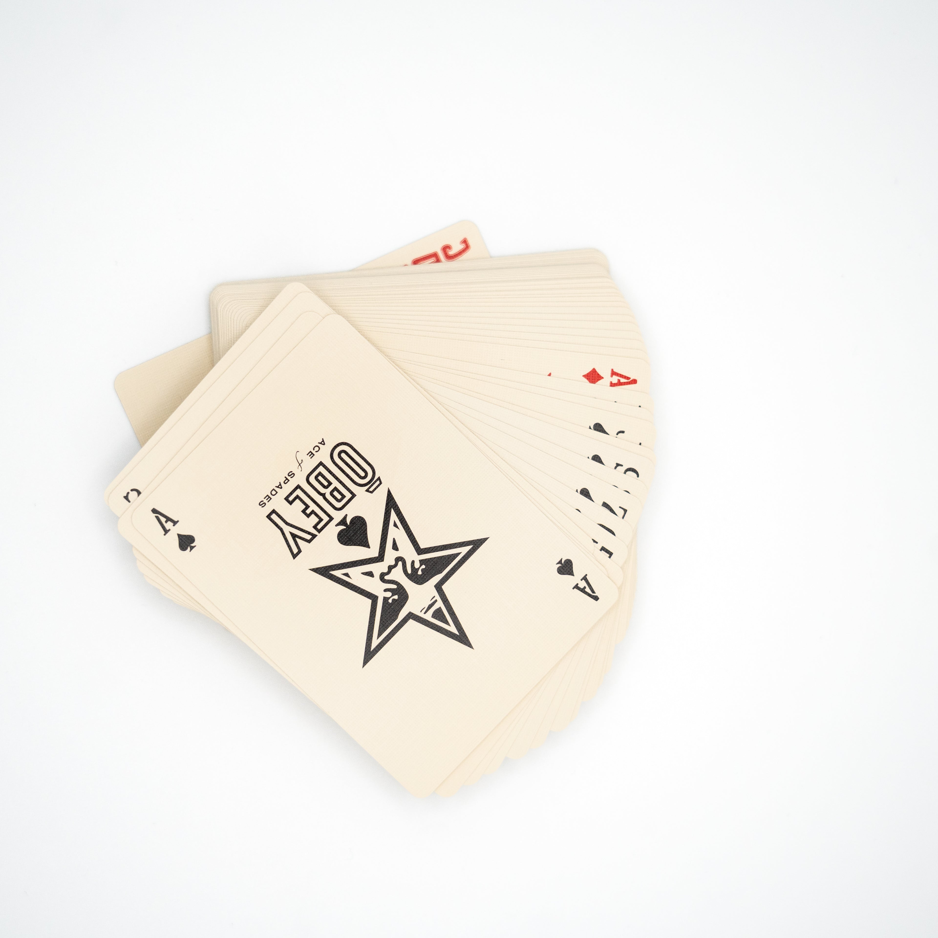 Obey Gold Edition Playing Cards