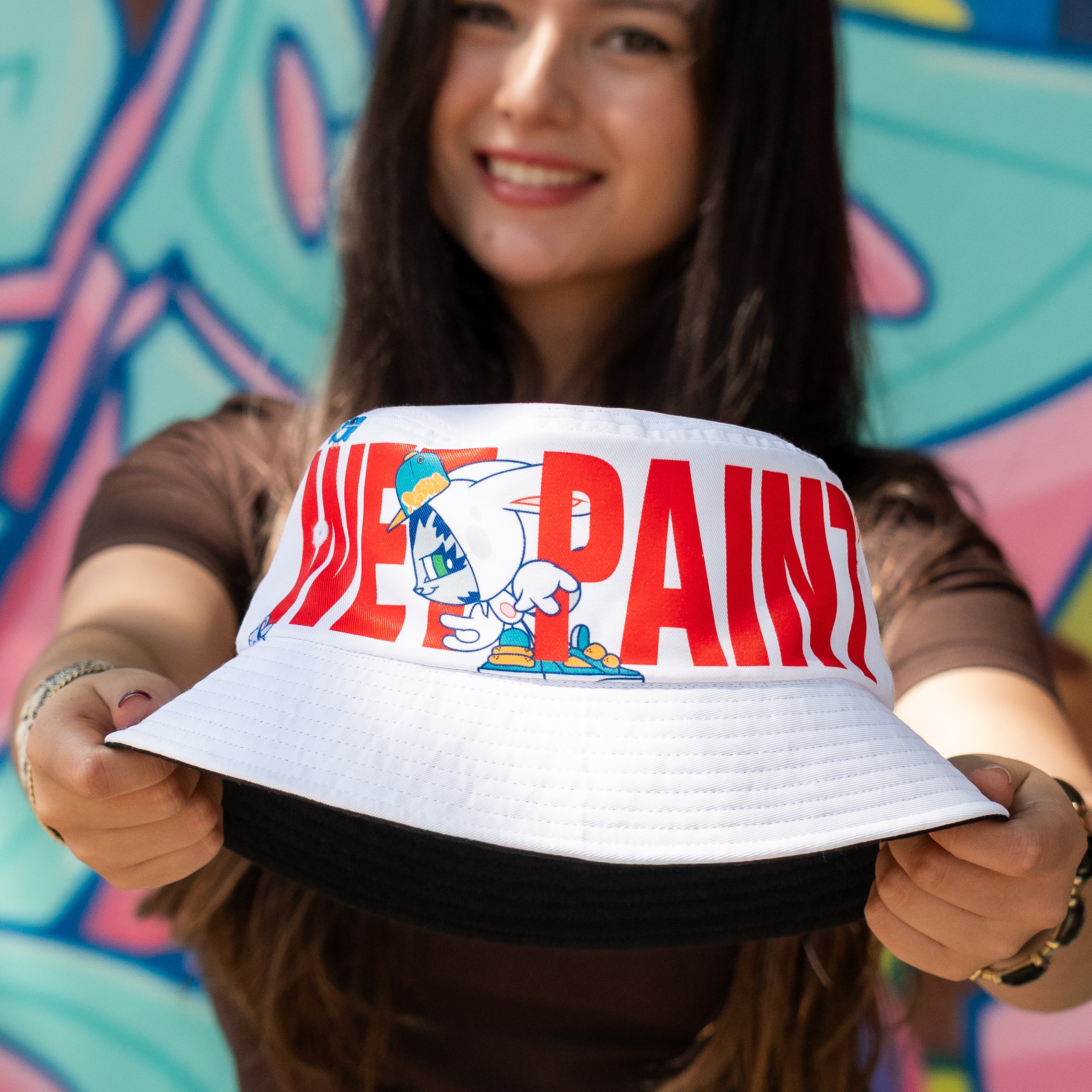 Persue WET PAINT Bucket Hat