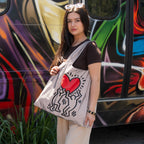 Keith Haring  Dancing Heart Reflective Bag