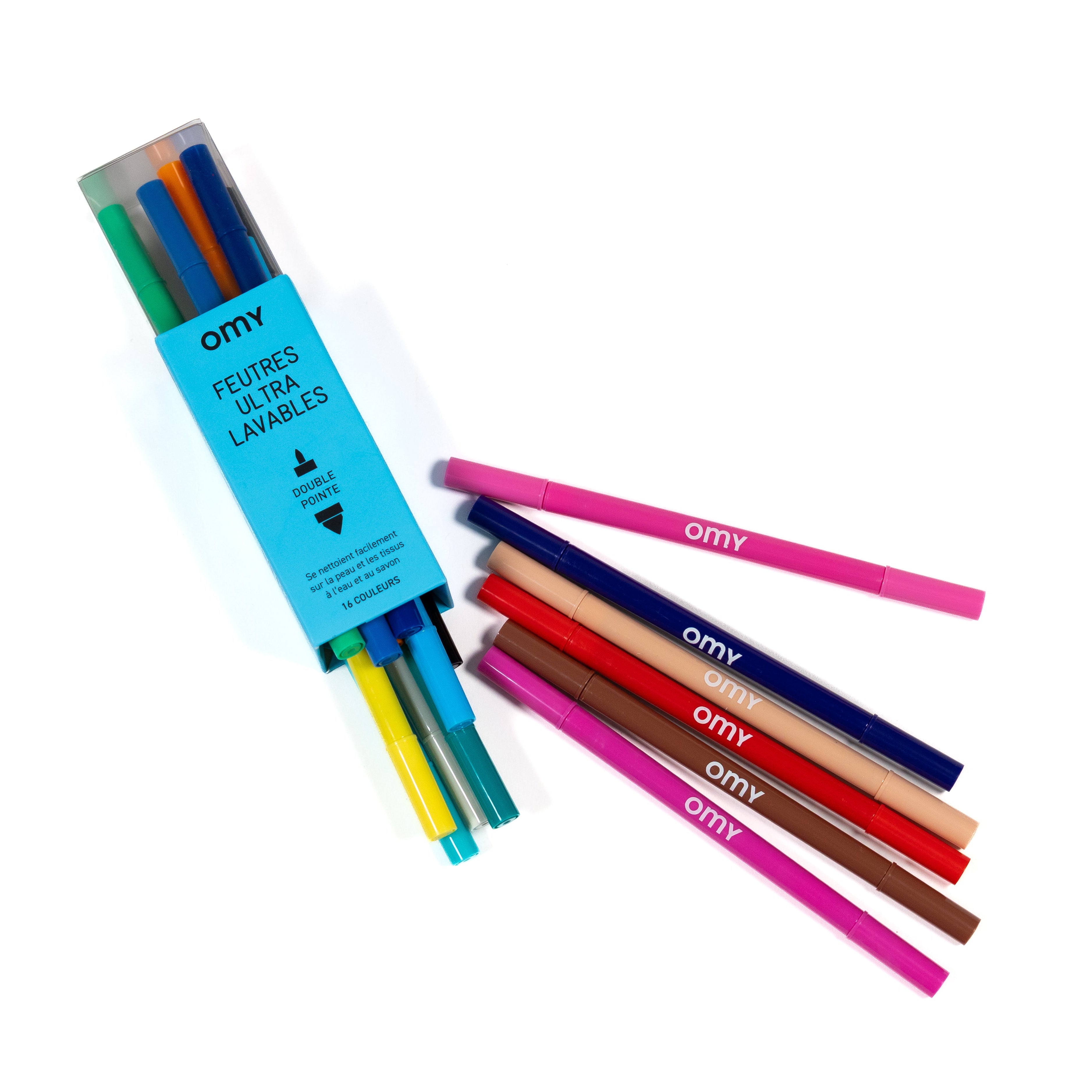 OMY Ultra-Washable Markers Set of 16 Secondary image