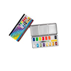 Studio Series Metallic & Neon Watercolor Paint Set (Set of 18 Colors)