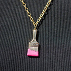 Wynwood Walls PAINTBRUSH Pink Necklace