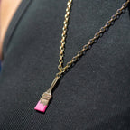 Wynwood Walls PAINTBRUSH Pink Necklace