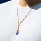 Wynwood Walls PAINTBRUSH Purple Necklace