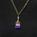 Wynwood Walls PAINTBRUSH Purple Necklace
