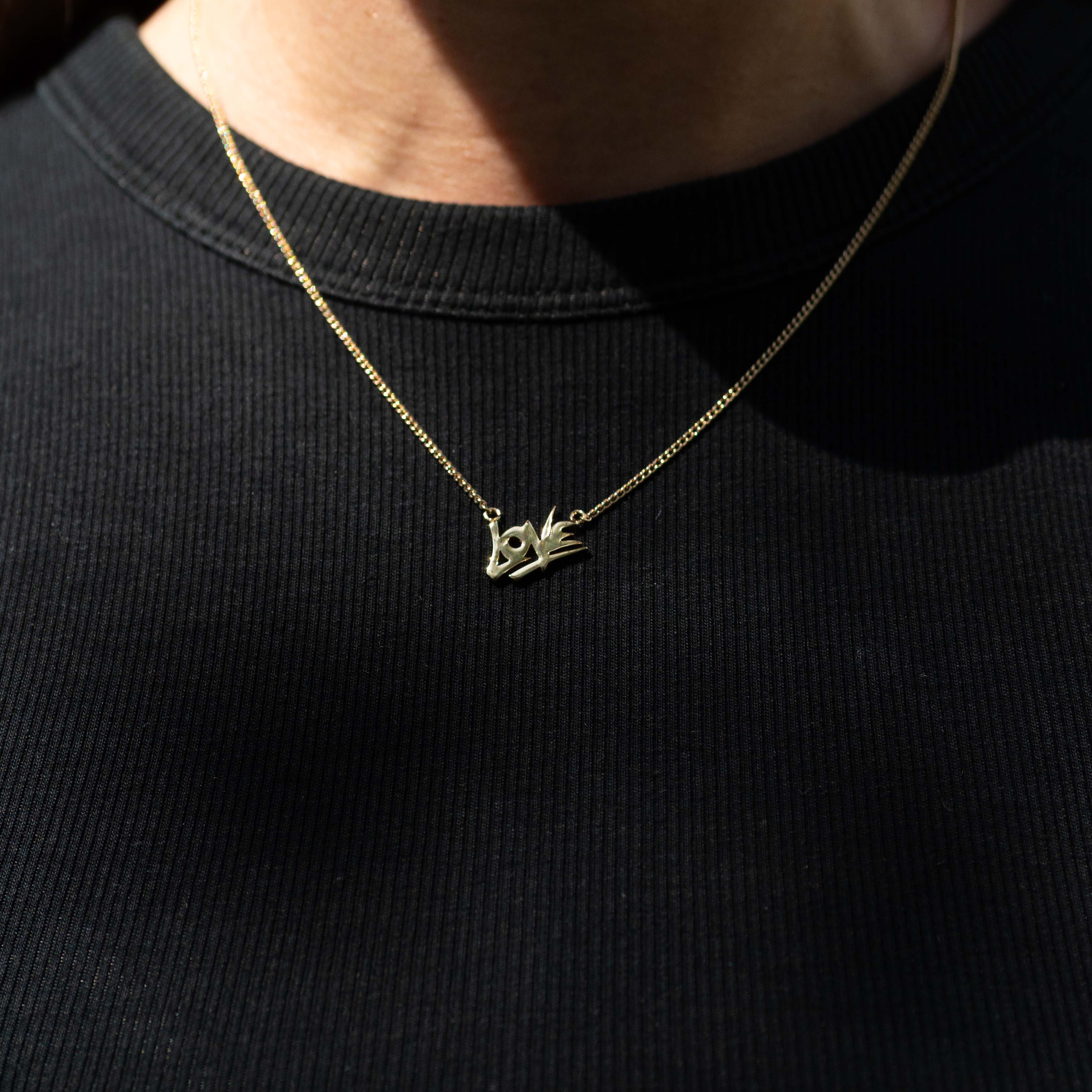 Wynwood Walls LOVE Graffiti Necklace