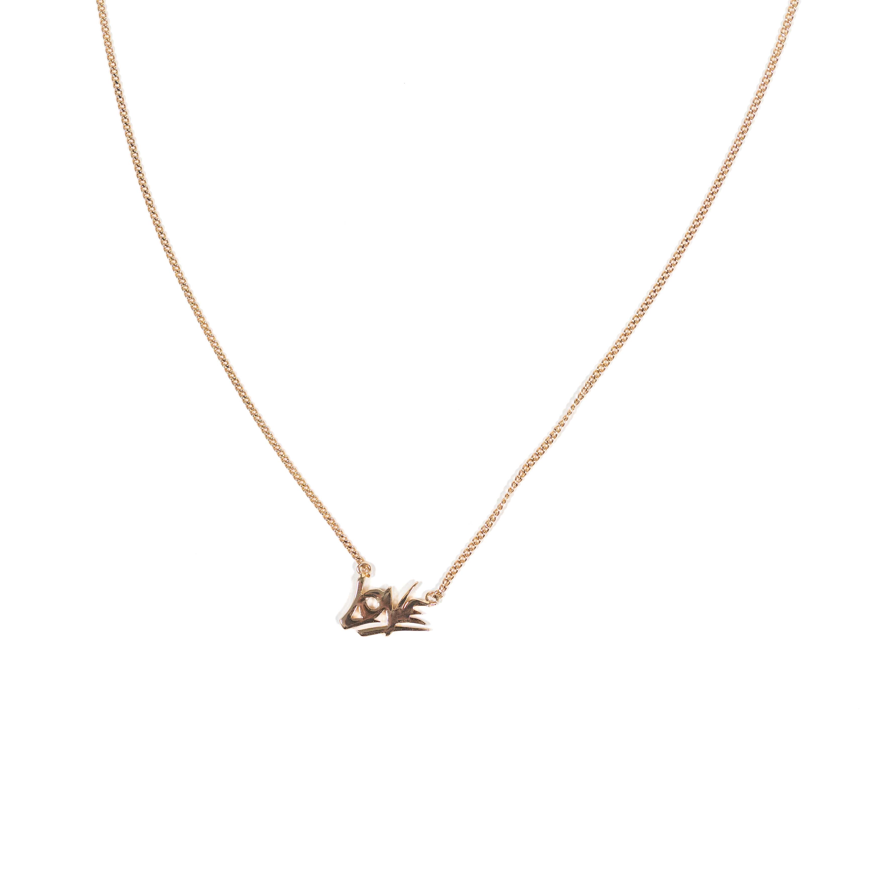 Wynwood Walls LOVE Graffiti Necklace