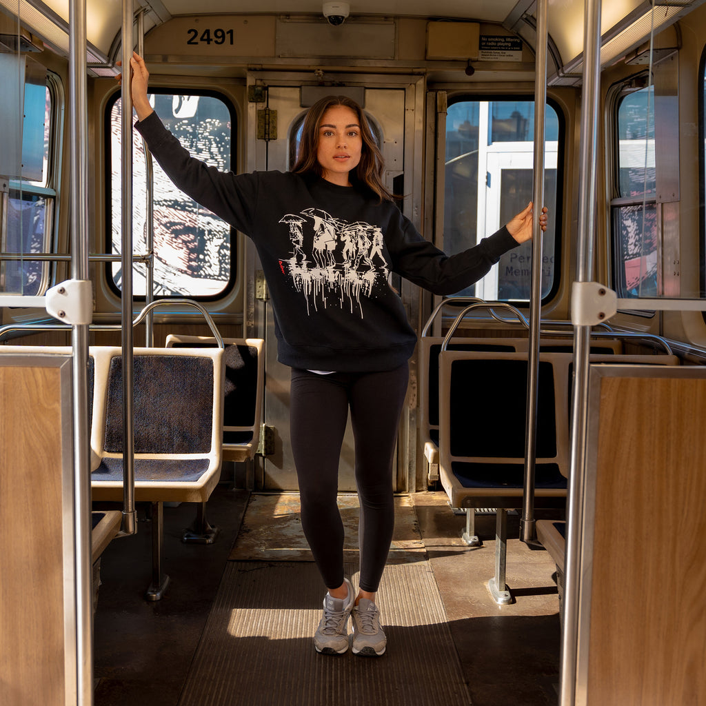 Dan Kitchener GHOST LINES Crewneck Fleece