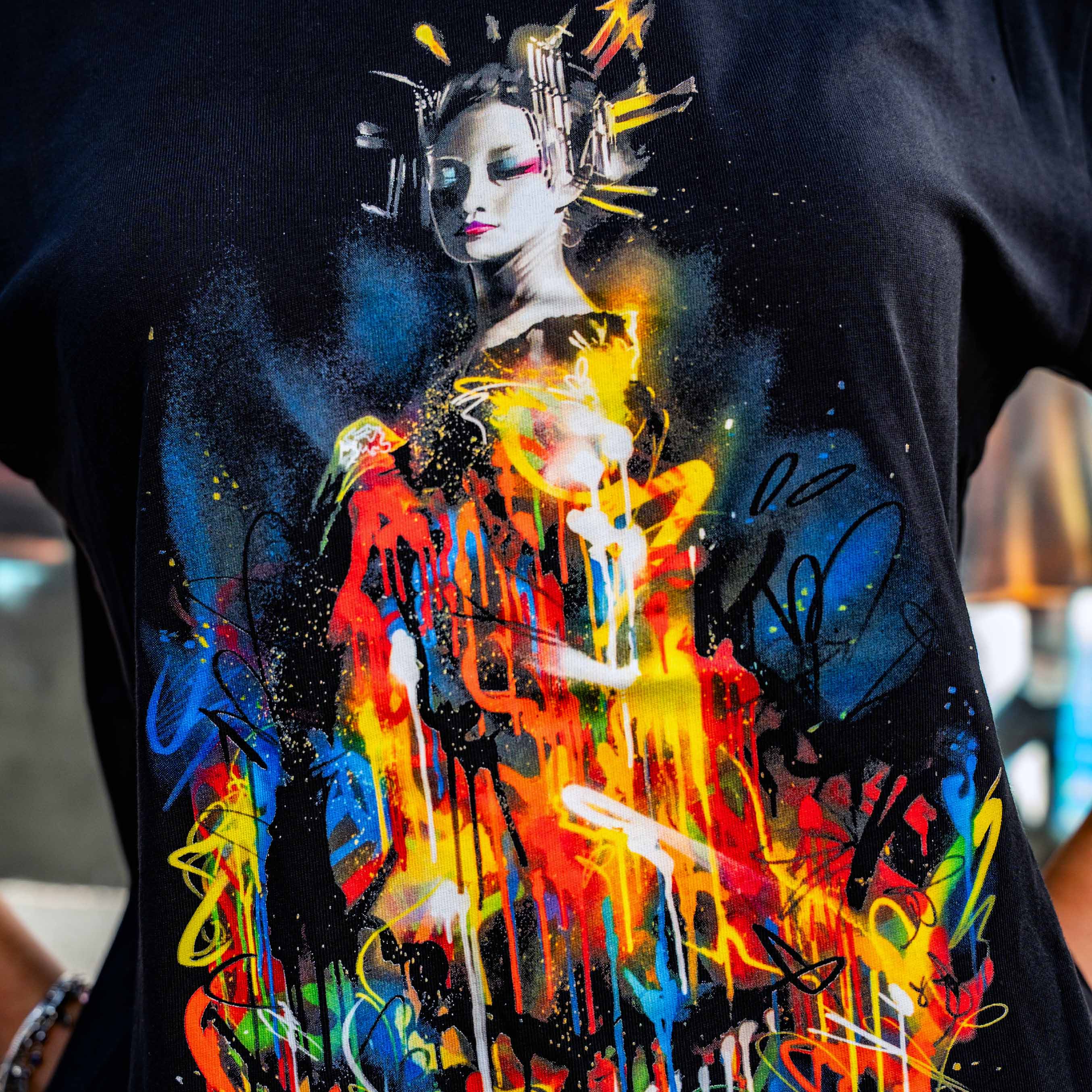 Dan Kitchener QUEEN OF COLOURS Wynwood Walls T-shirt