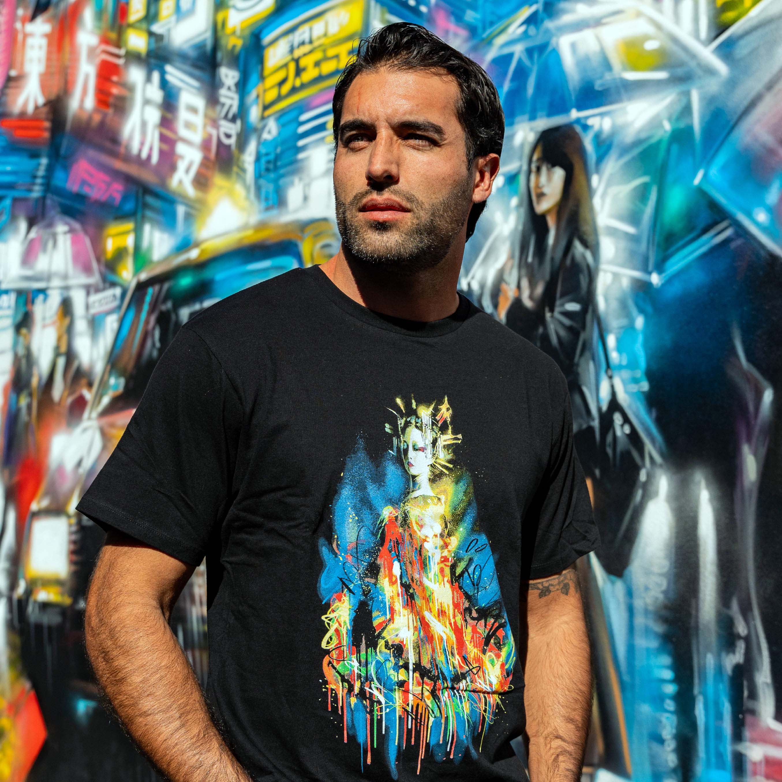 Dan Kitchener QUEEN OF COLOURS Wynwood Walls Tee Secondary image
