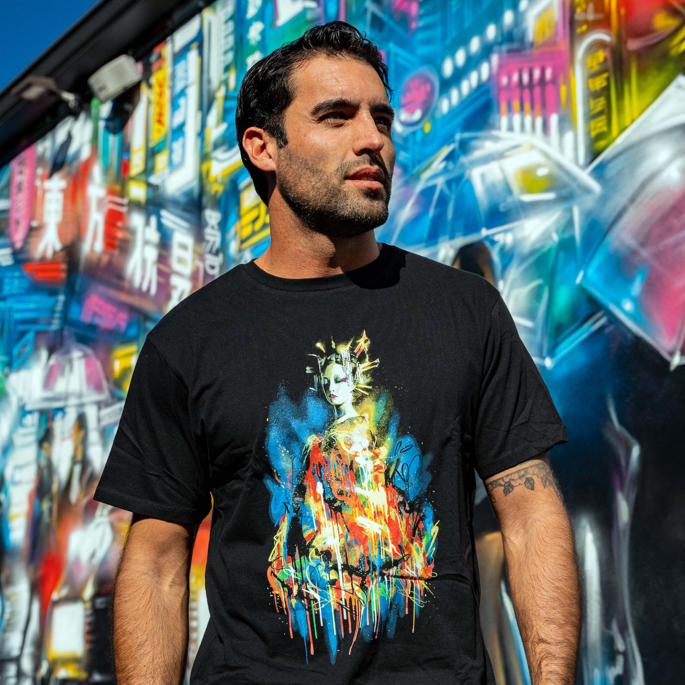 Dan Kitchener QUEEN OF COLOURS Wynwood Walls Tee