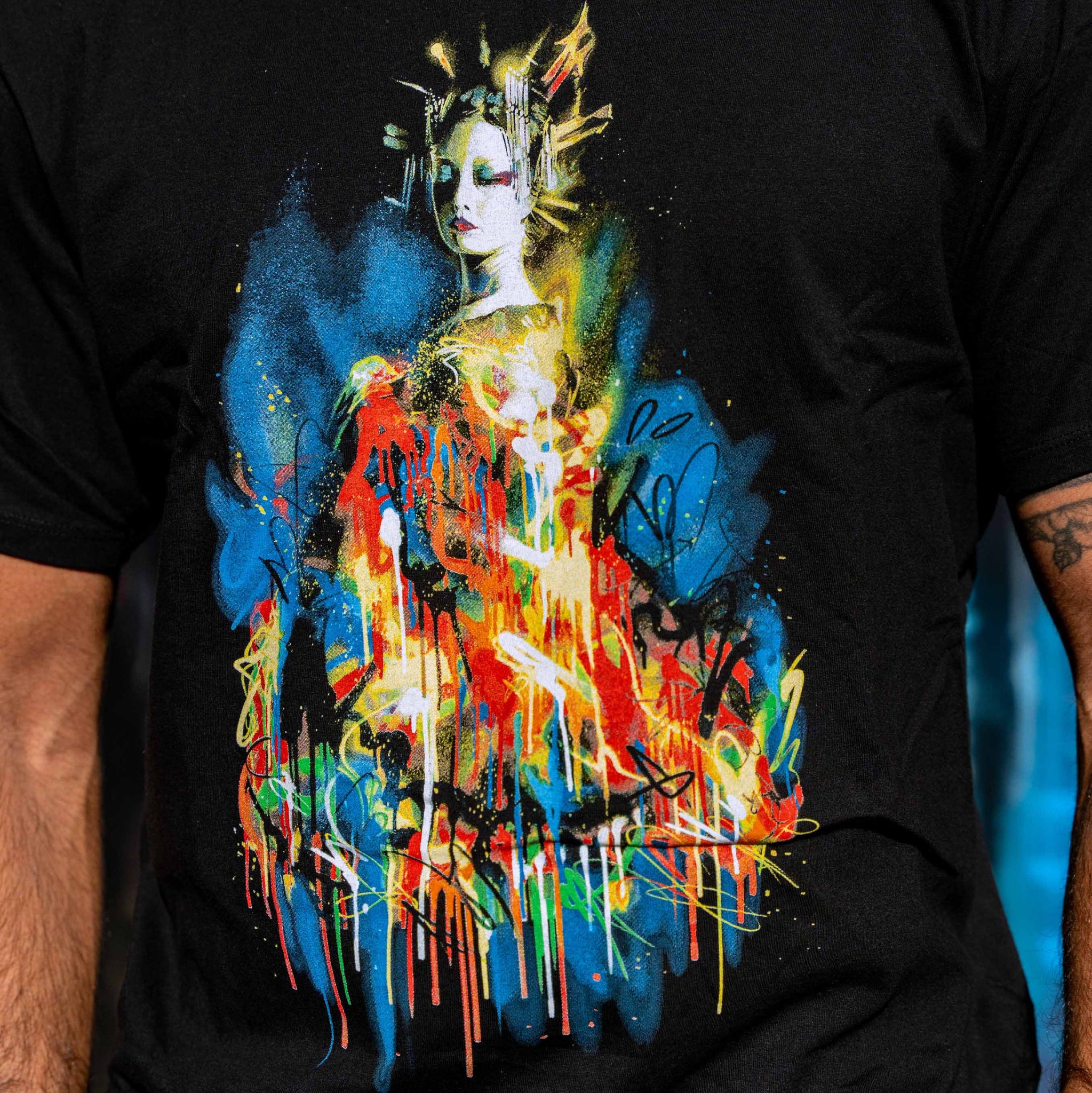 Dan Kitchener QUEEN OF COLOURS Wynwood Walls Tee - Last Chance