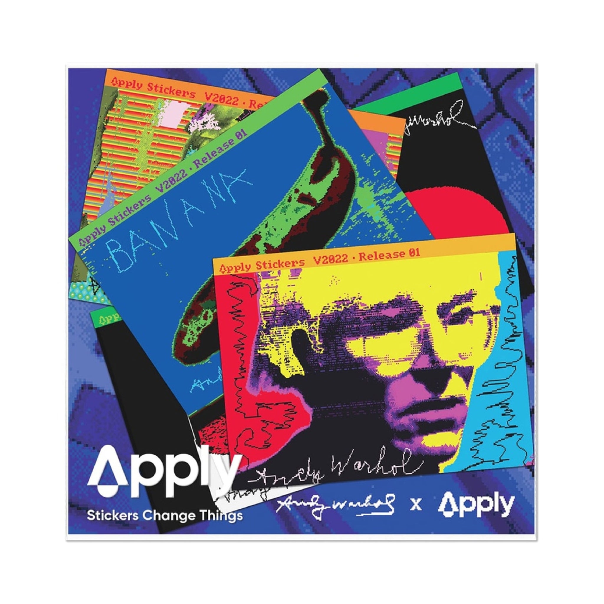 Andy Warhol Digital Drawings Sticker Pack