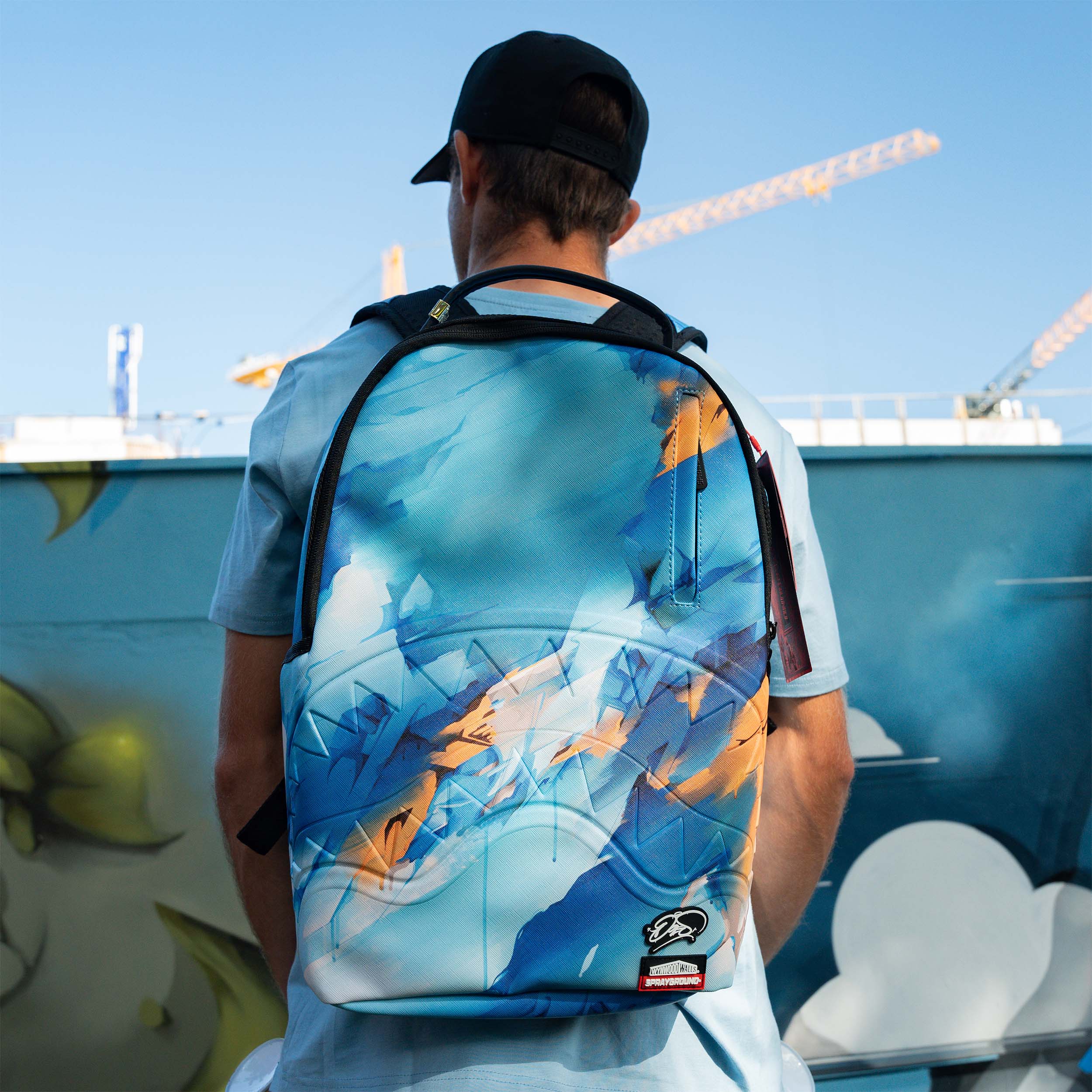 【THE MUSEUM VISITOR】SPRAY PRINTED BACKPACK SPRAY PRINTED BACKPACK : THE MUSEUM VISITOR