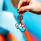 Digital Does BLUE Keychain