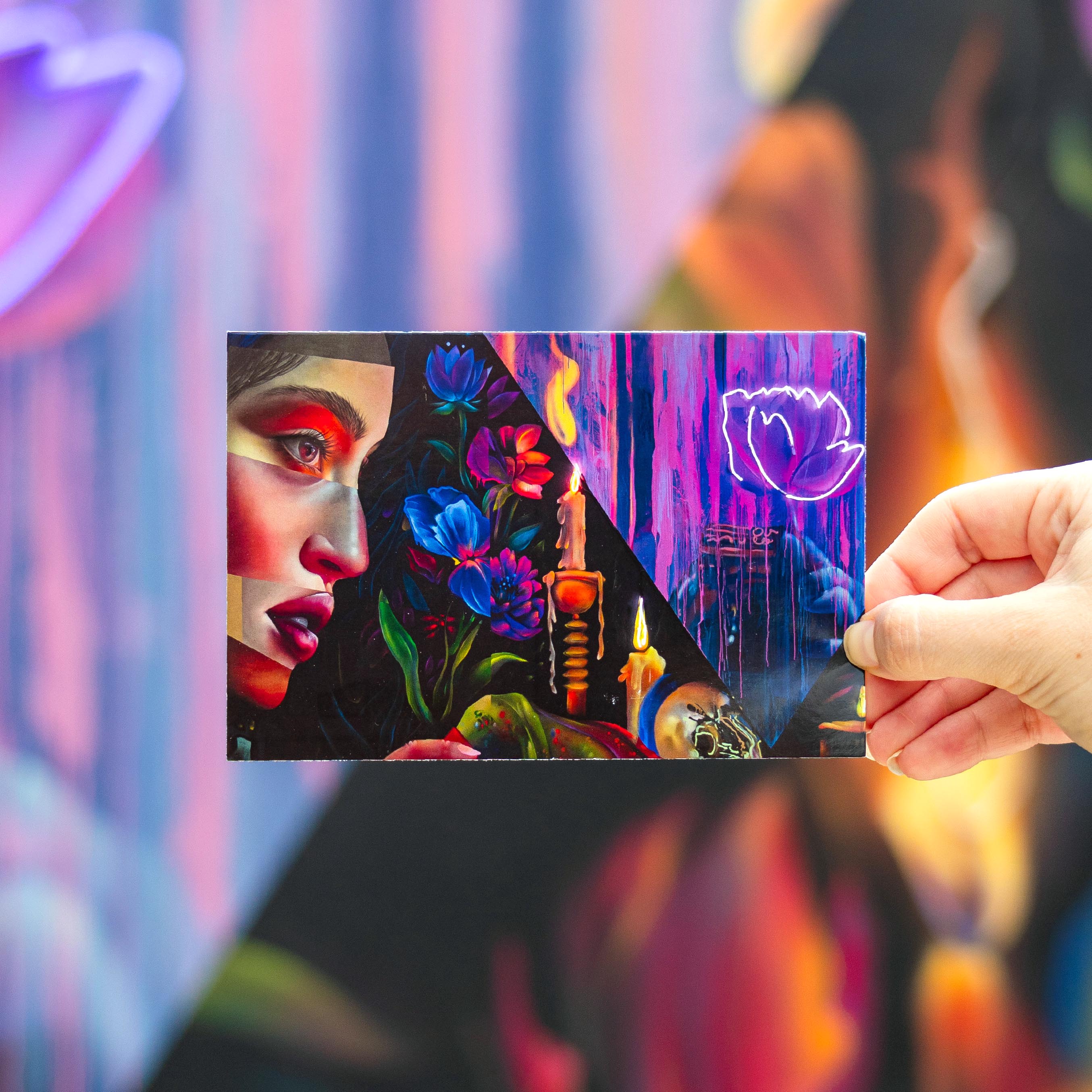 Elle Street Art Postcard 2024 Secondary image