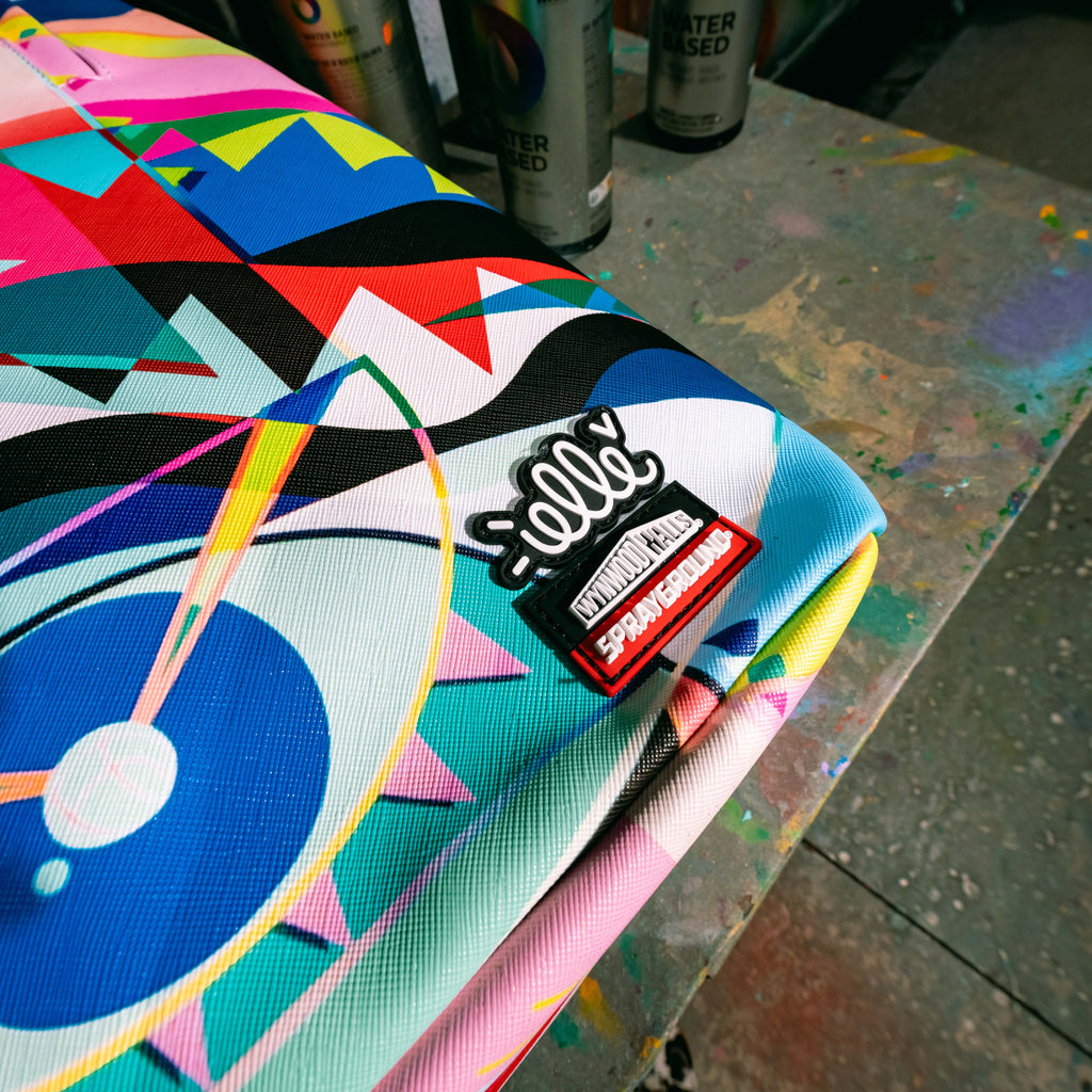 Elle Street Art B BALL COURT Sprayground Backpack