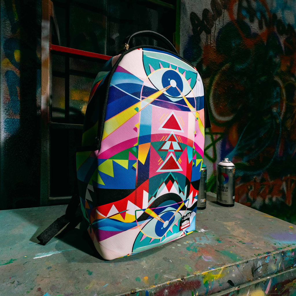 Elle Street Art B BALL COURT Sprayground Backpack