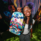 Elle Street Art B BALL COURT Sprayground Backpack