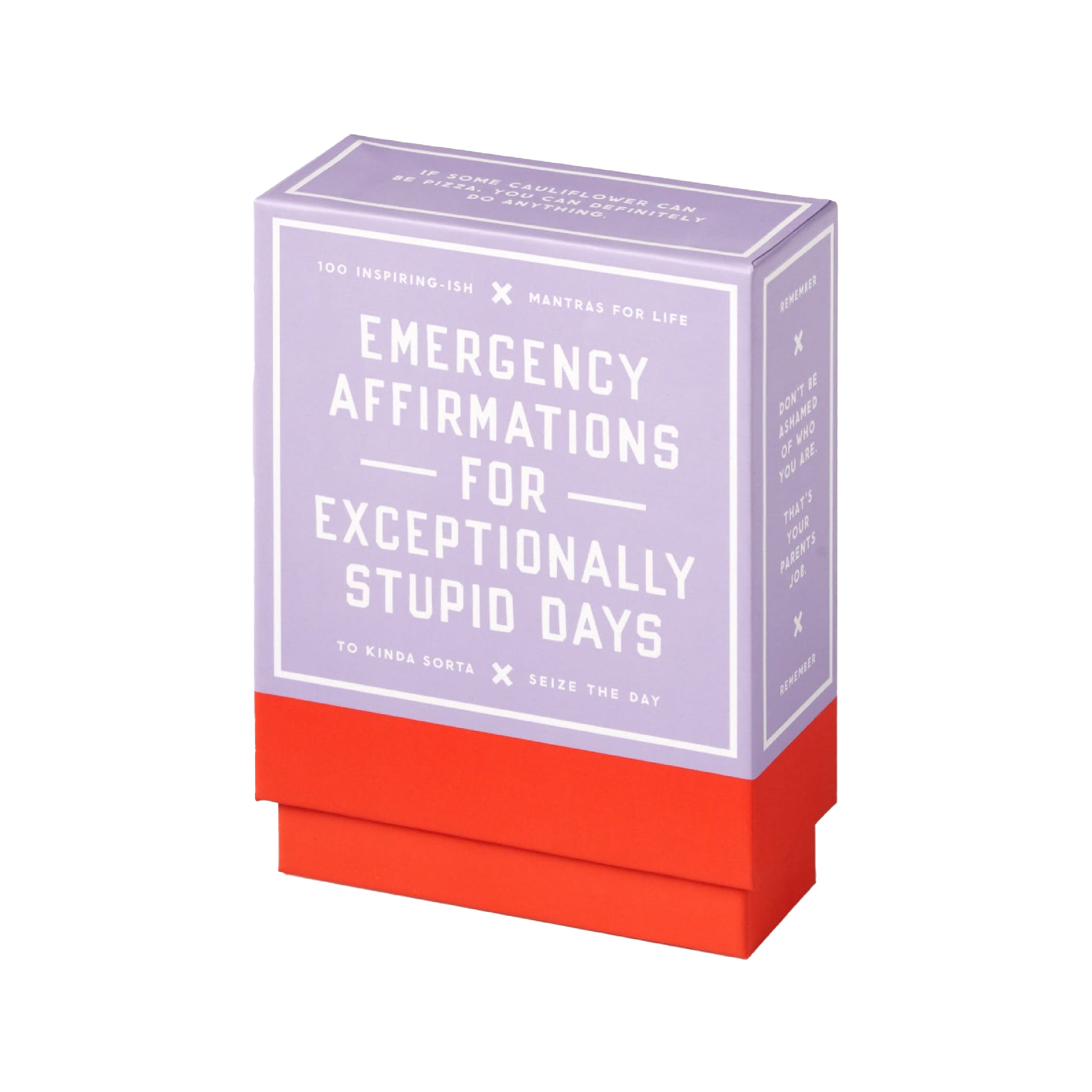 Emergency Affirmations for Exceptionally Stupid Days Card Deck Main image