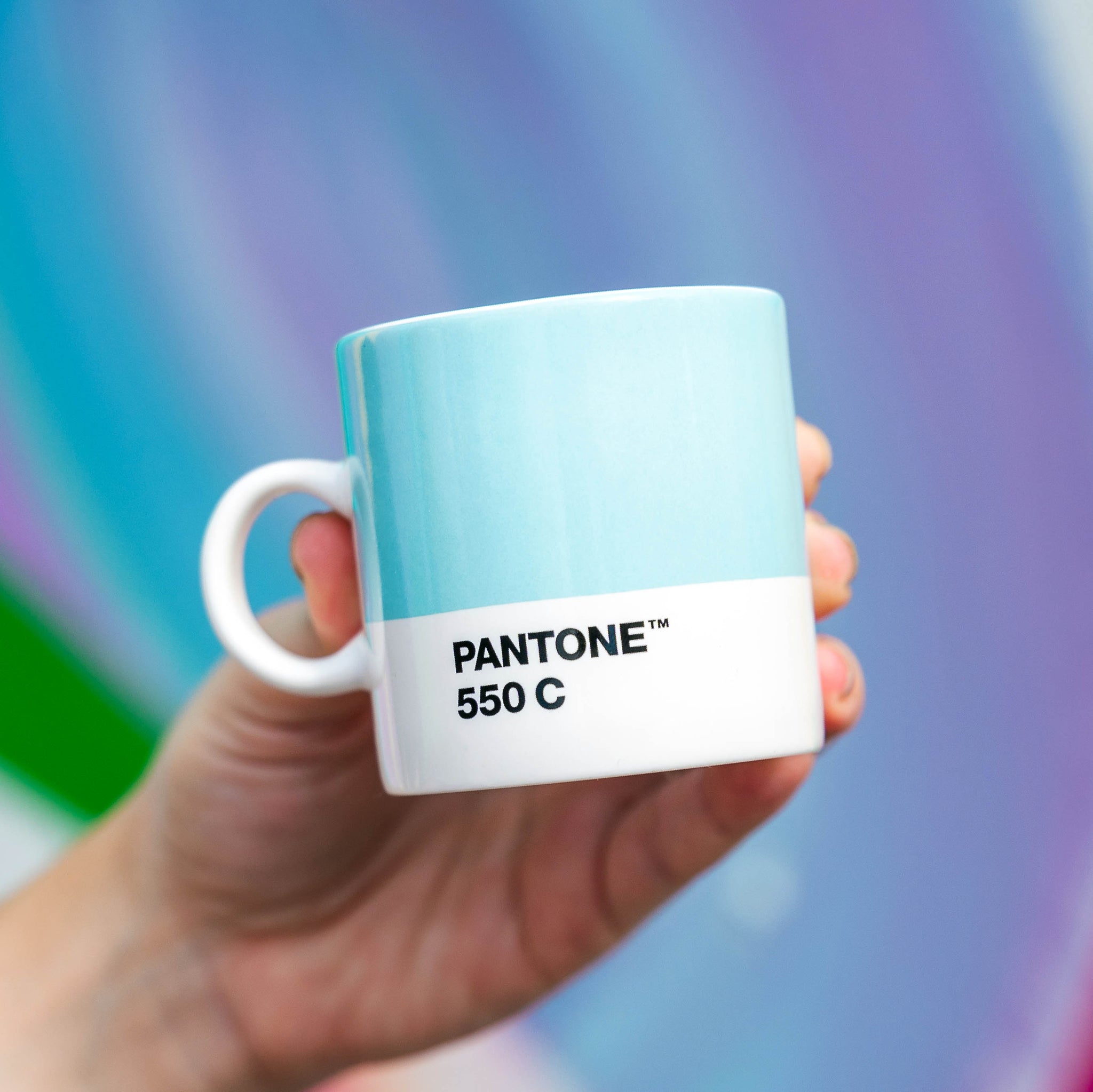 PANTONE Espresso Cup Light  Blue 550