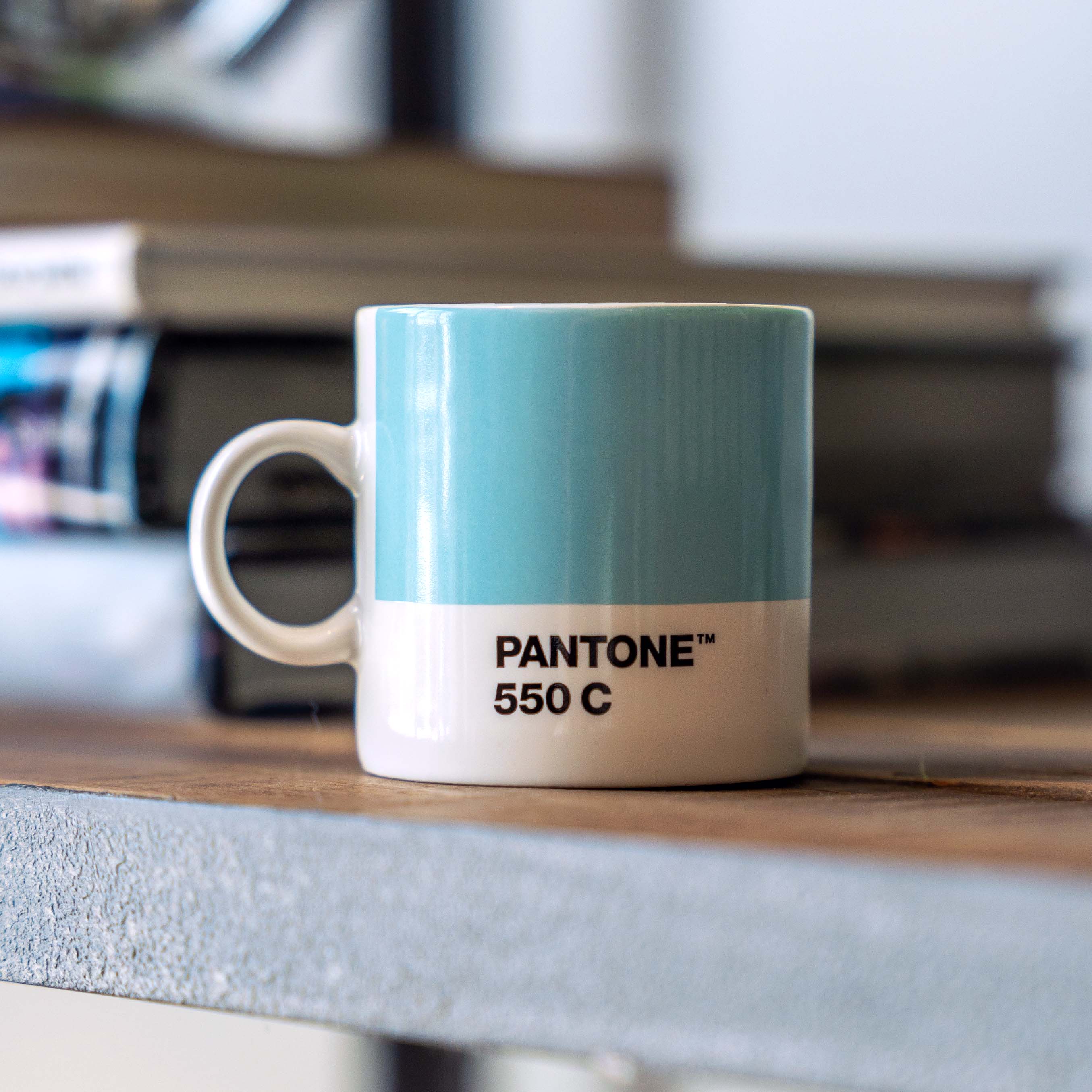 PANTONE Espresso Cup Light  Blue 550