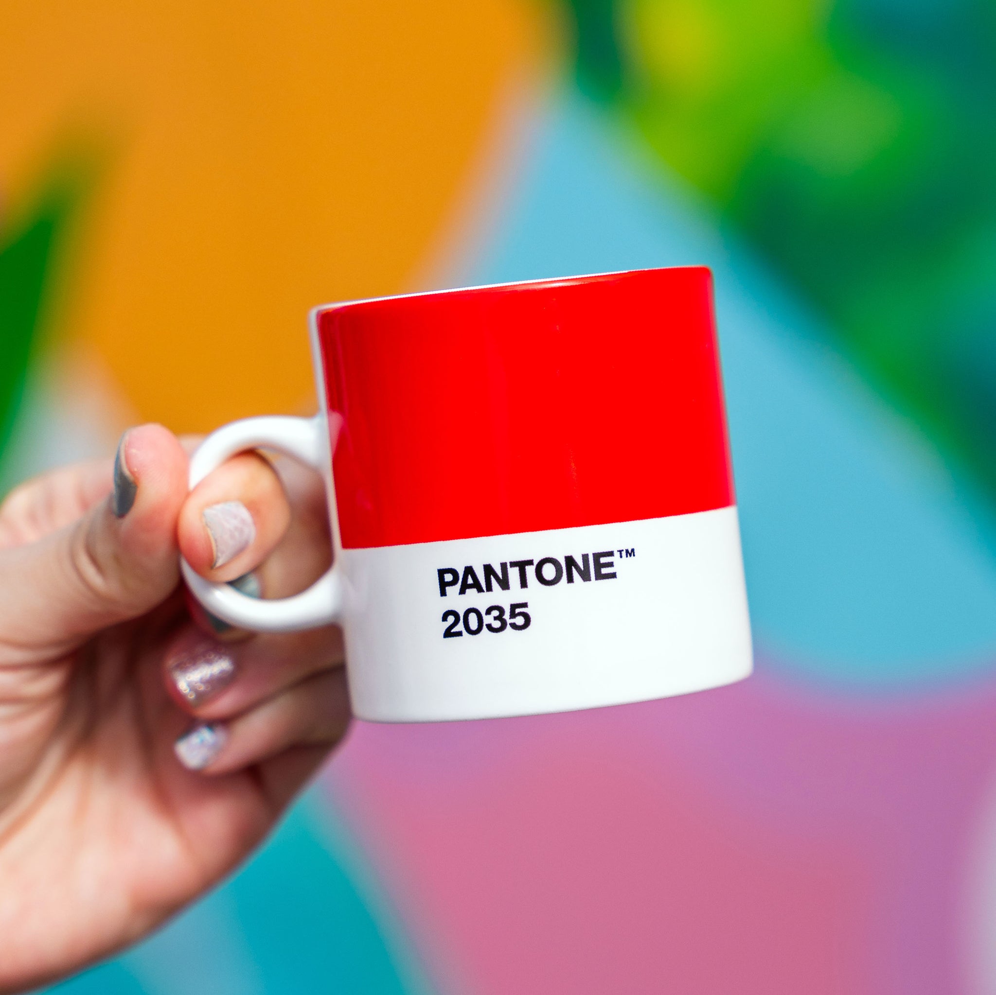 PANTONE Espresso Cup Red 2035