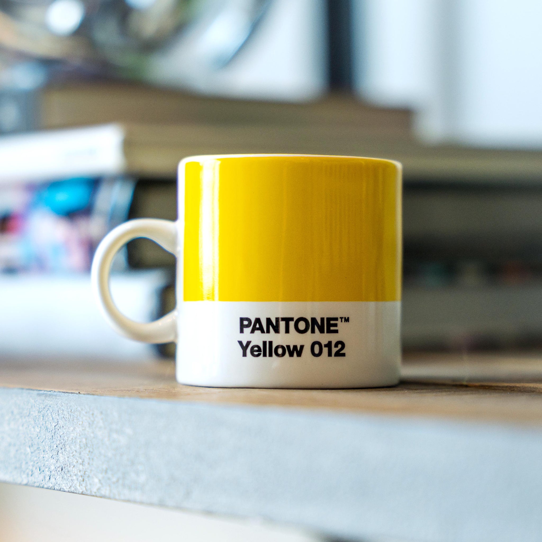 PANTONE Espresso Cup Yellow 012