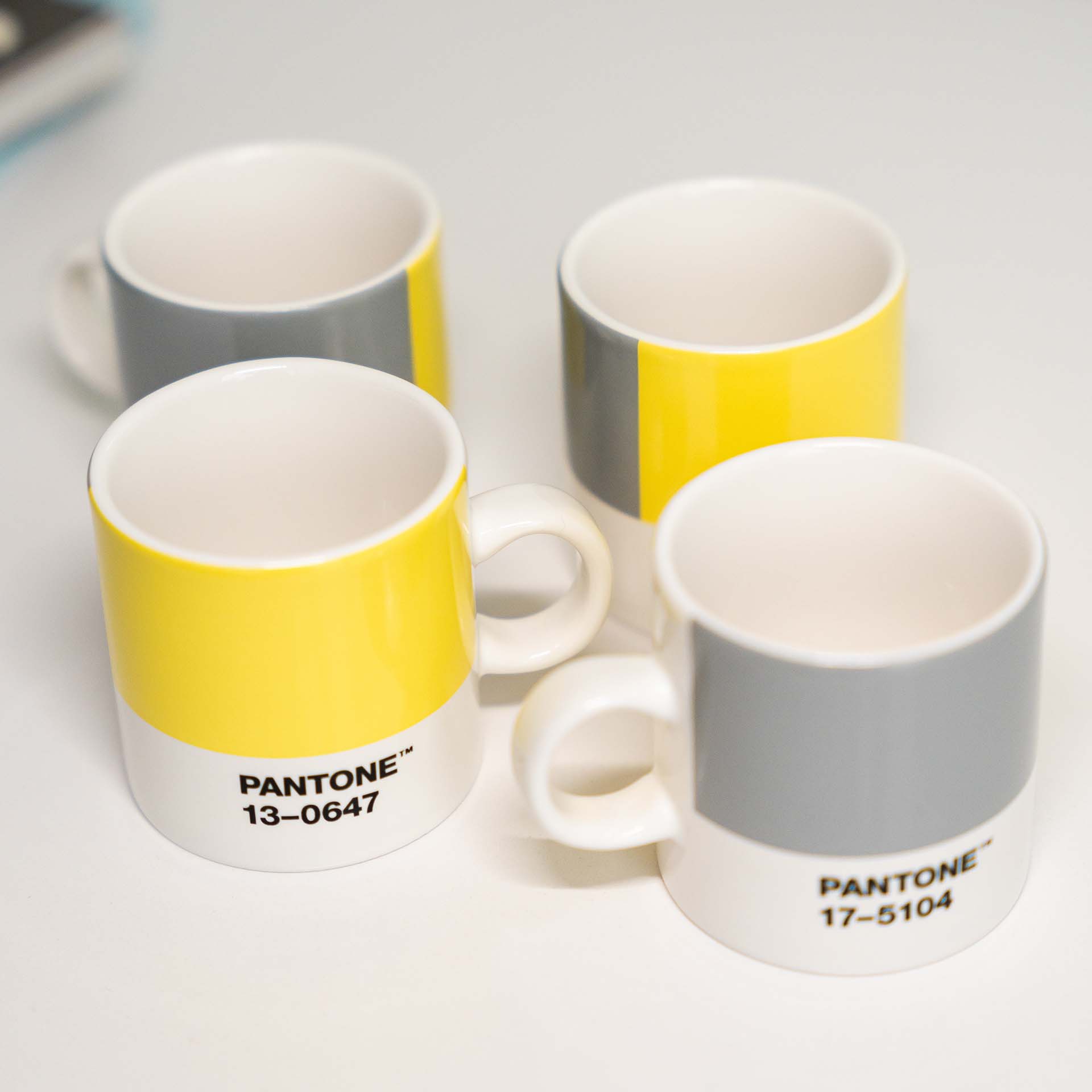 PANTONE Espresso Cup Set of 4 Color Of The Year 2021