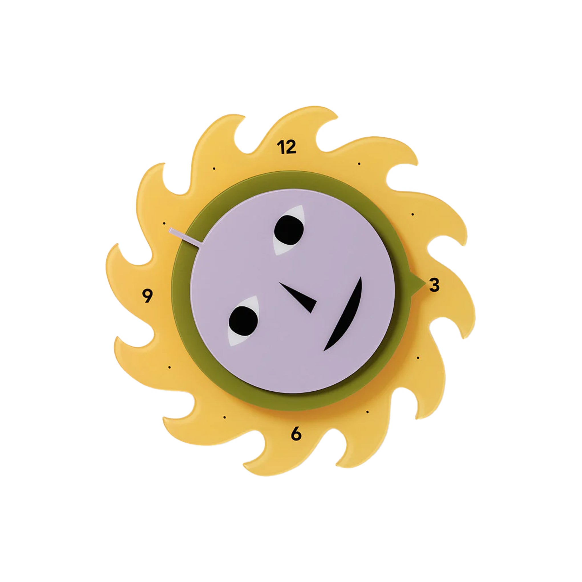 Everybody Clock Yellow