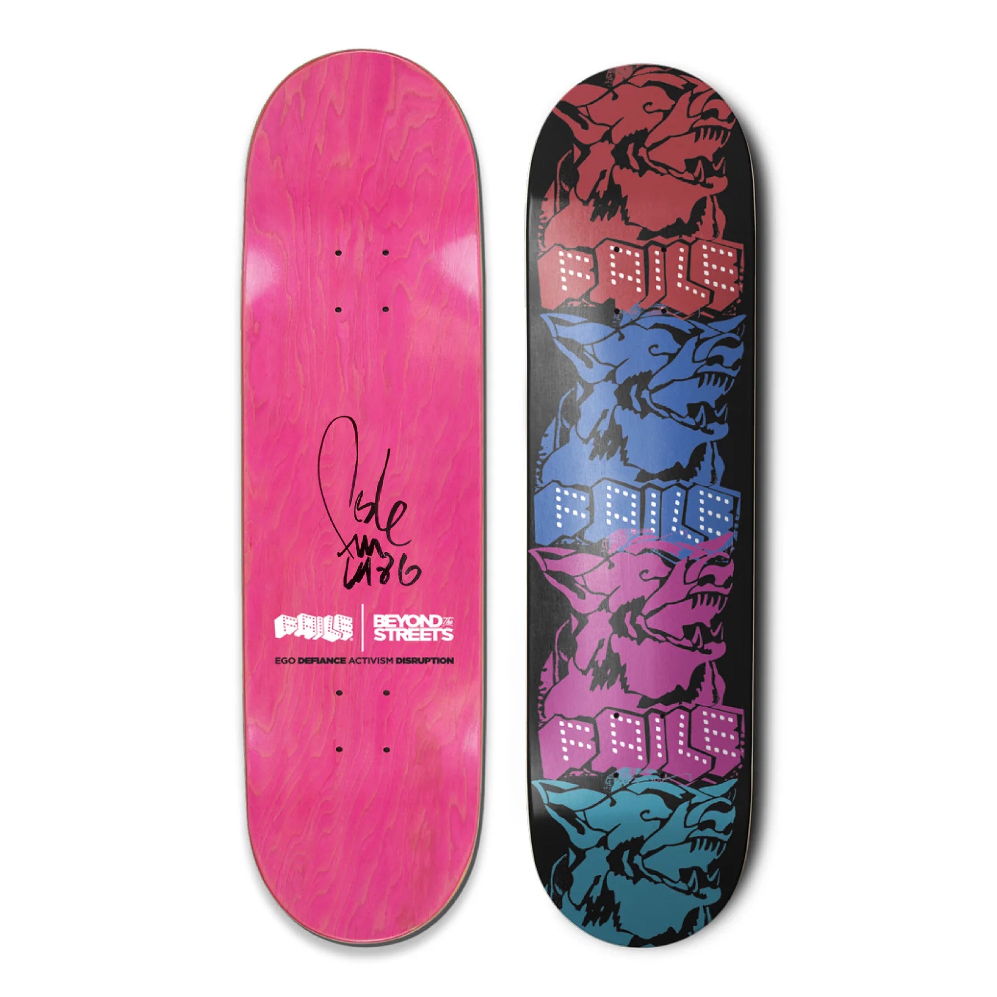 Faile FAILE DOG Signed Skate Deck
