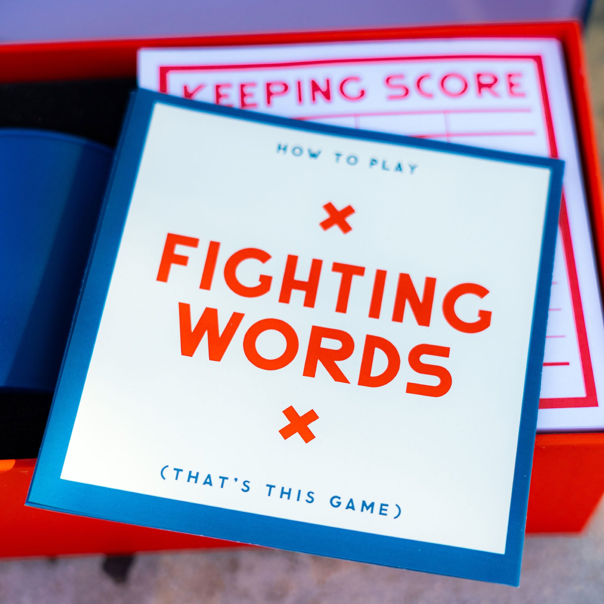 Fighting Words Dice Game