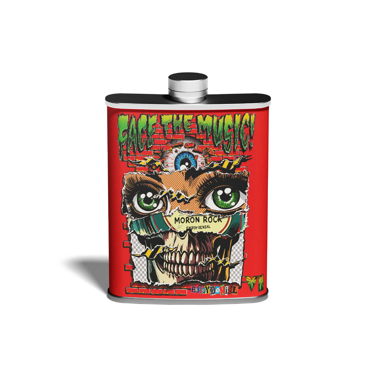 Denial FACING THE MUSIC Flask — included in the Denial GTA VI artist capsule