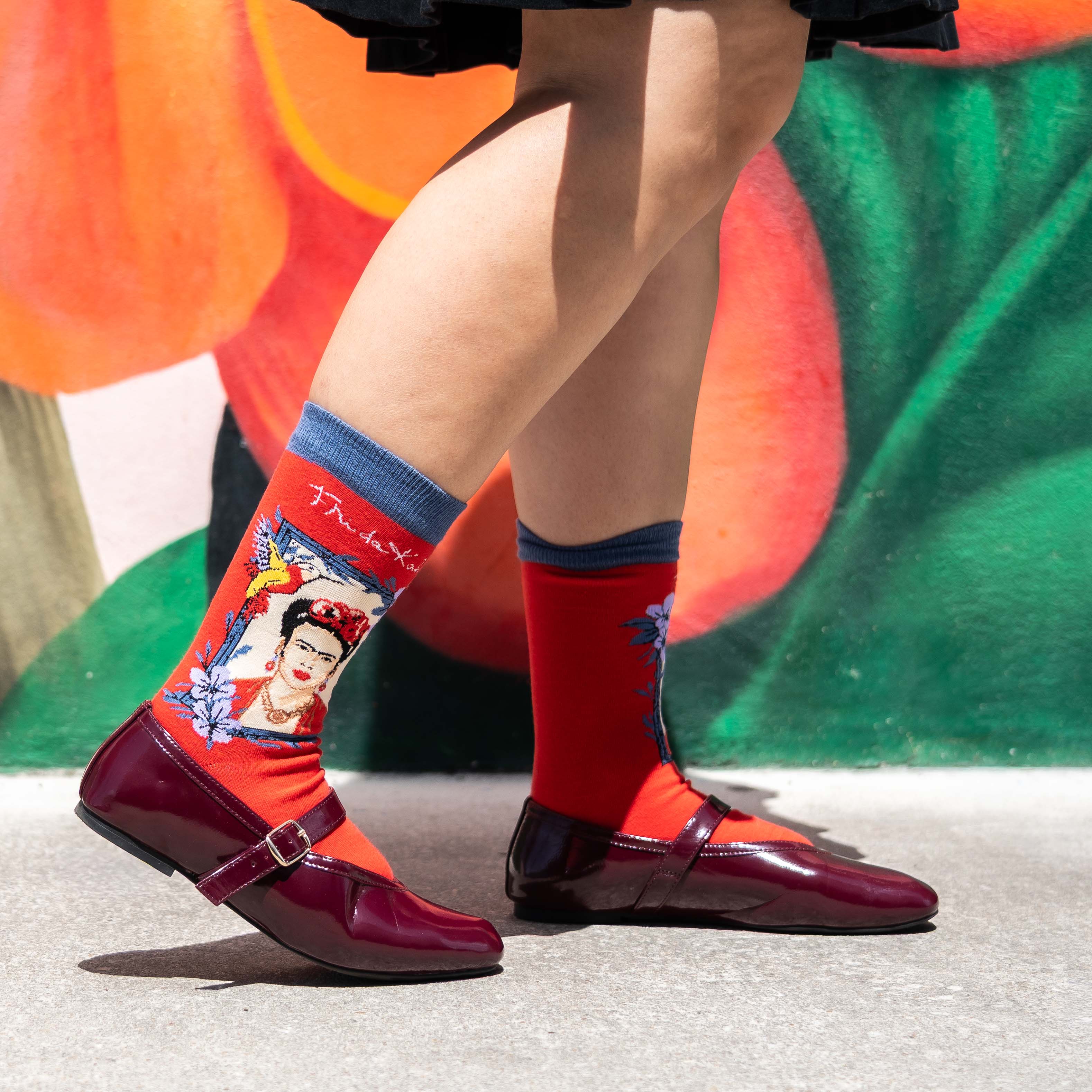 Frida Kahlo Portrait Socks