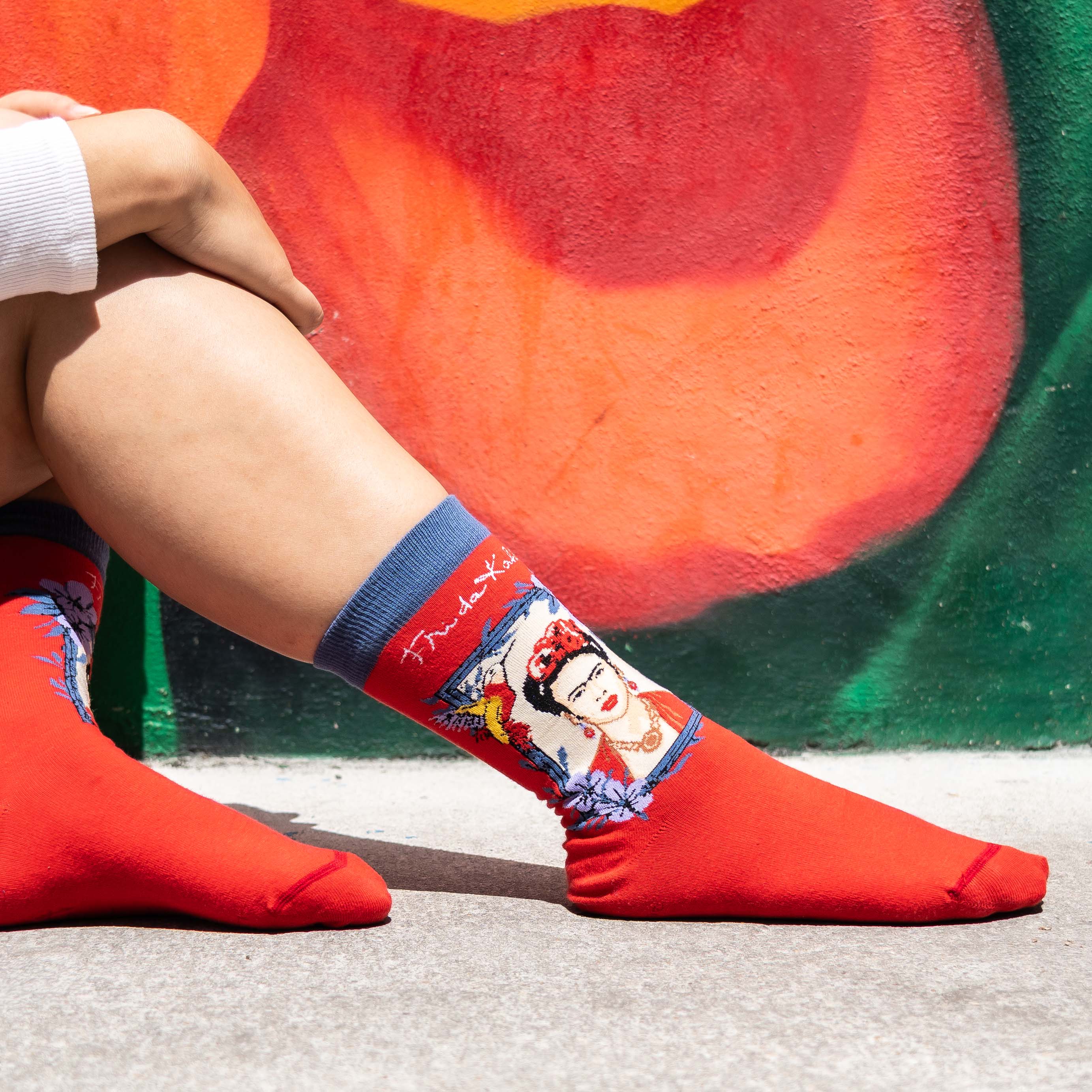 Frida Kahlo Portrait Socks