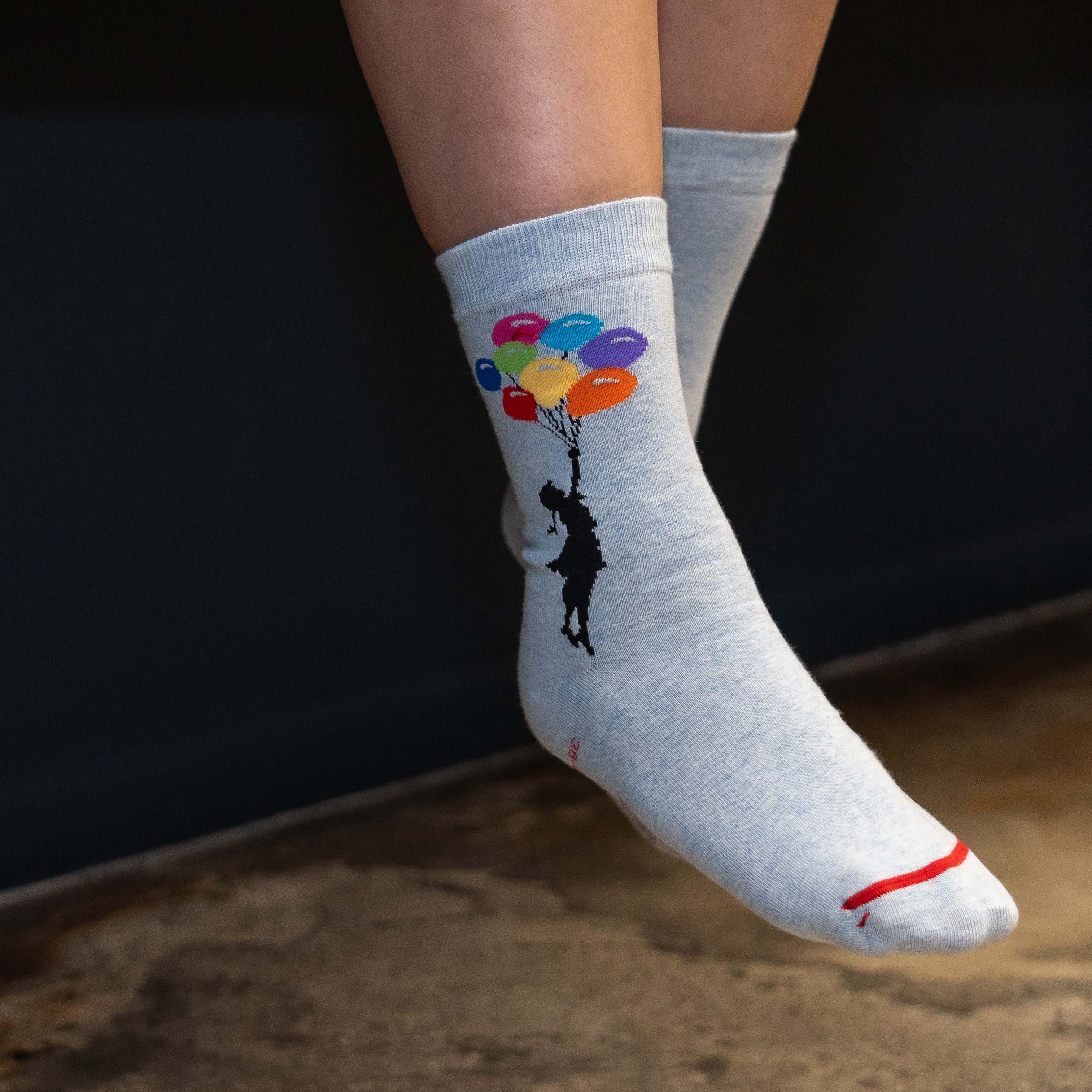 Girl Floating Away Socks