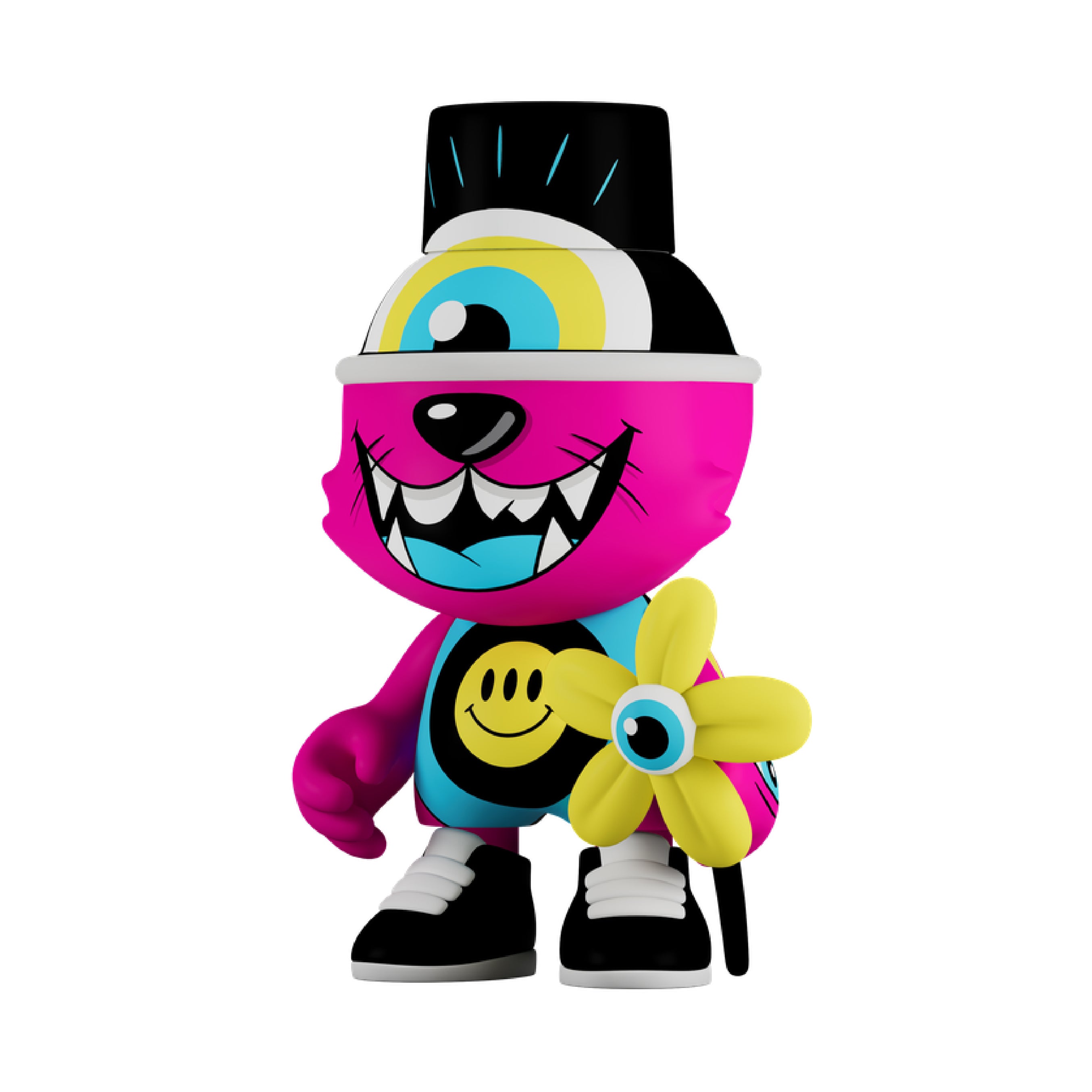 SUPER PLASTIC スケルトンマウス フィギュア Superplastic x Greg Mike Pink SuperKranky 8-Inch Vinyl Figure