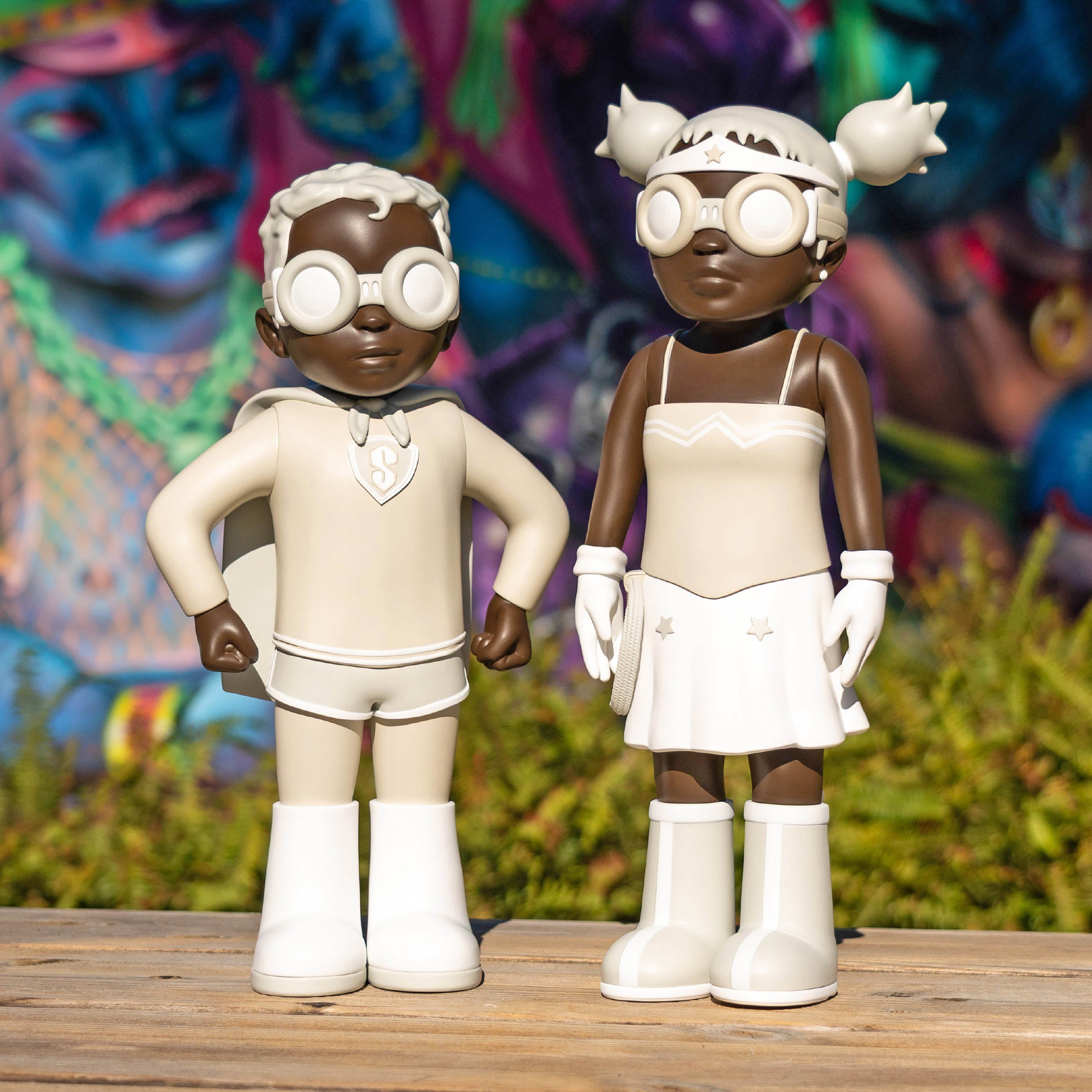 Hebru Brantley Power Duo '98 – Limited Edition Vinyl Art Set – The