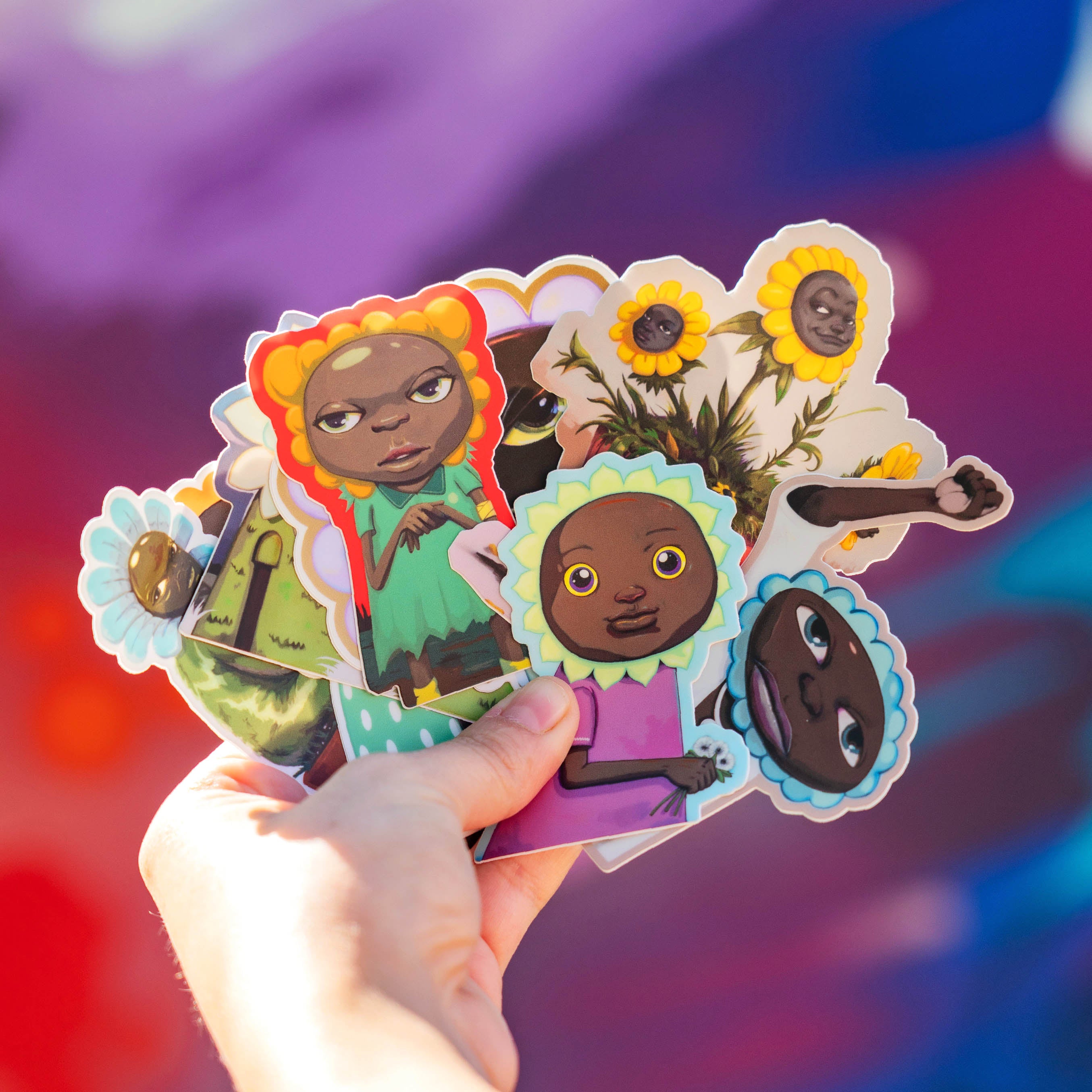 Hebru Brantley Sunflower Sticker Pack Secondary image