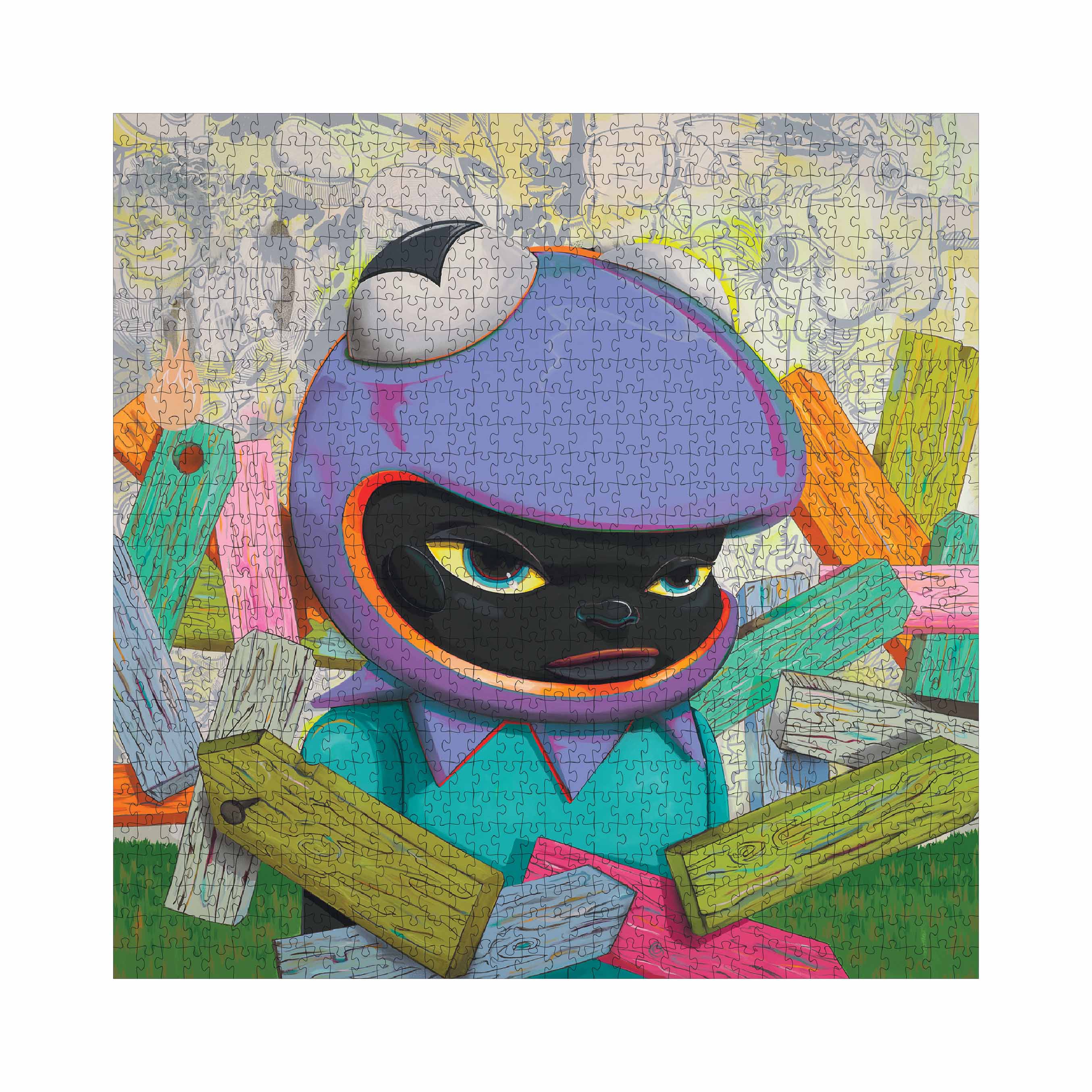 Collector's Wood Box Puzzle Set – Limited Edition Art