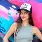 Kelsey Montague I LOVE MIAMI Trucker Cap