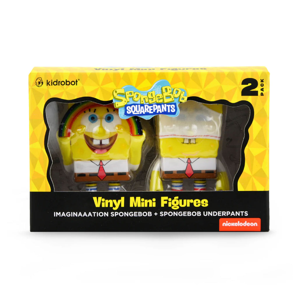 SpongeBob 3" Vinyl Figures Pack of 2