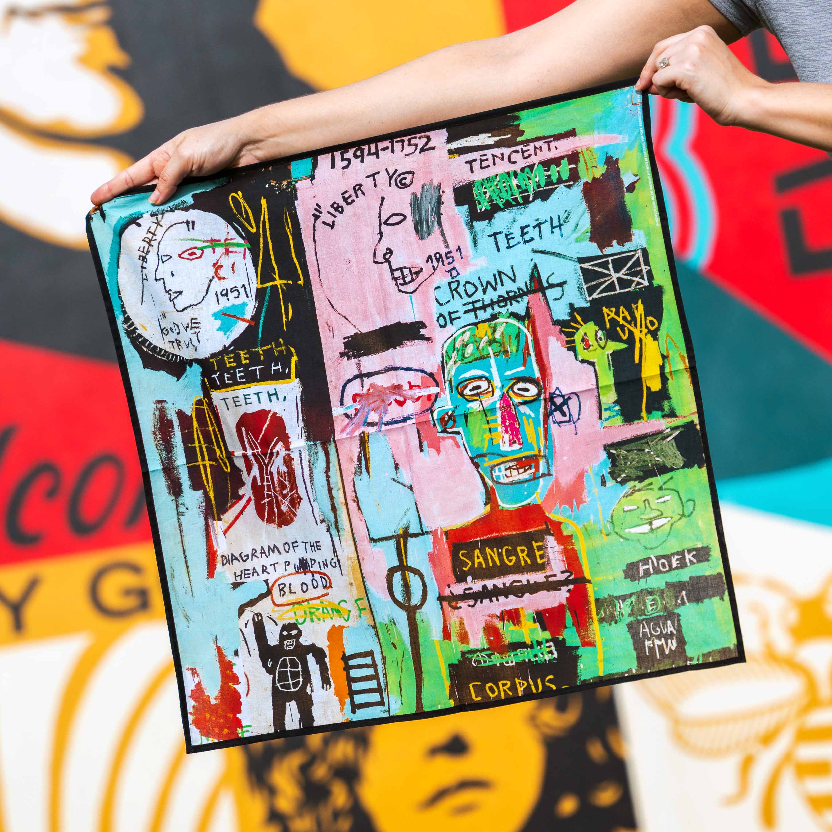 Basquiat IN ITALIAN  Bandana Secondary image