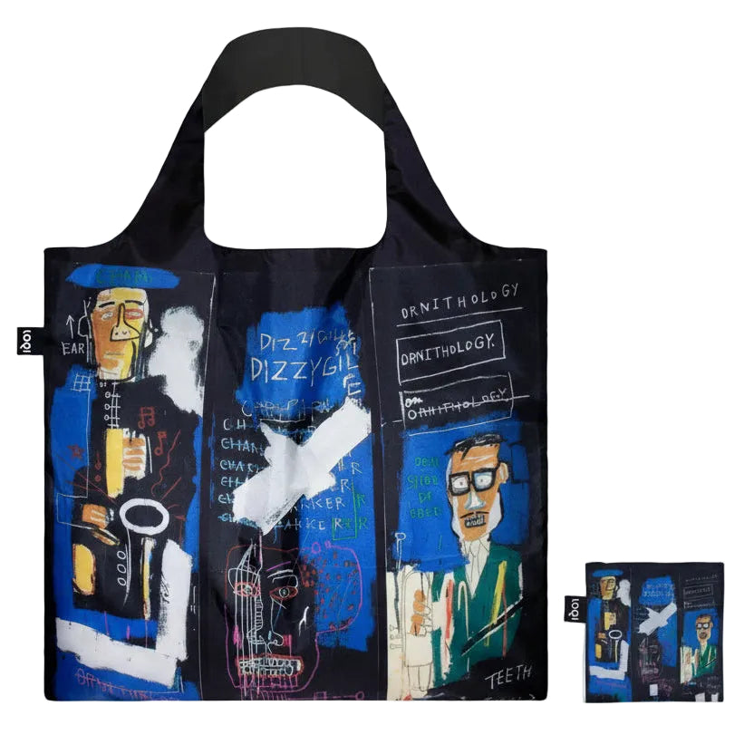 Jean Michel Basquiat Horn Players Recycled Bag Main image